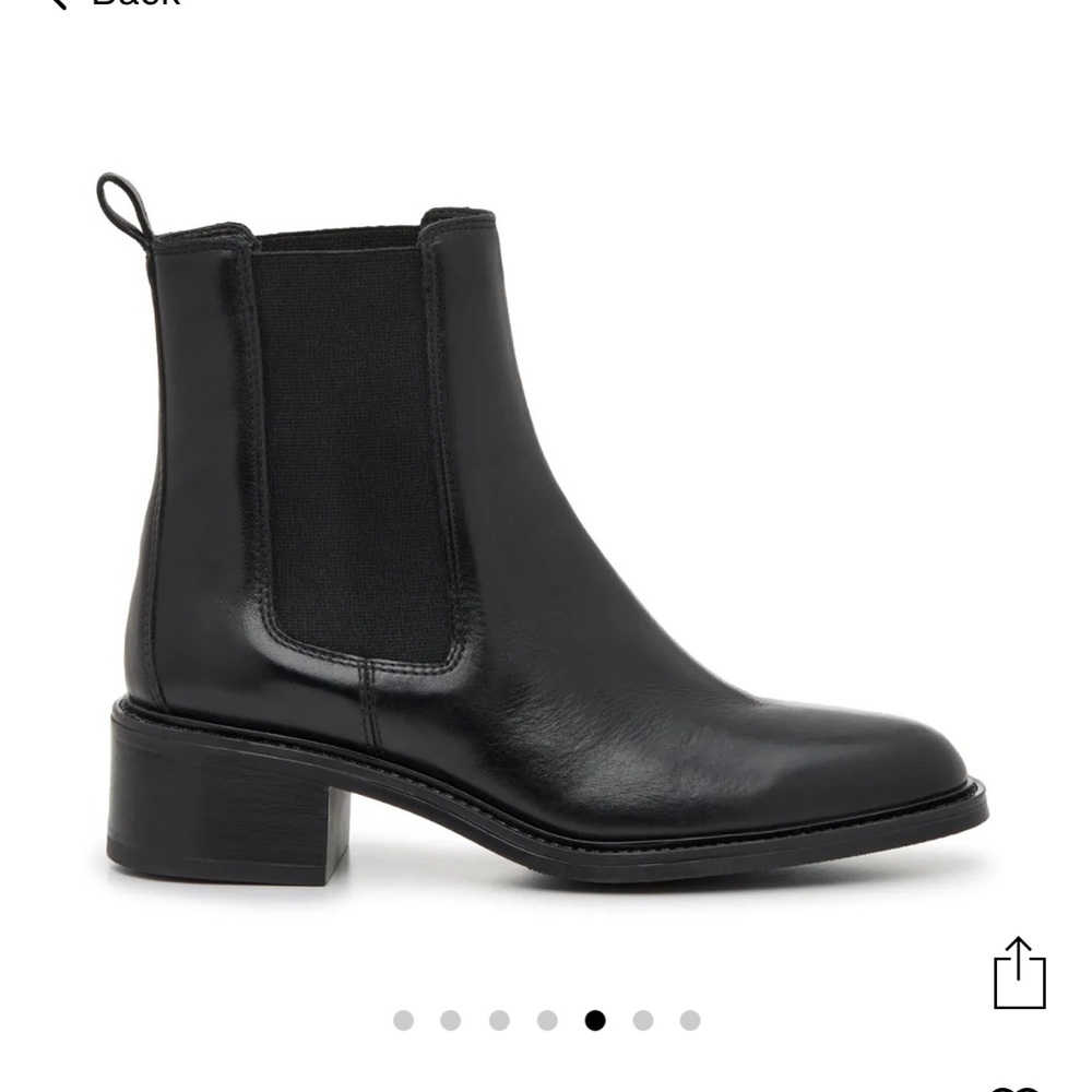 Black Leather Ankle Boots